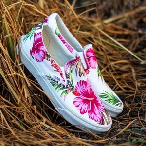 Vans Hawaiian Floral Slip-On